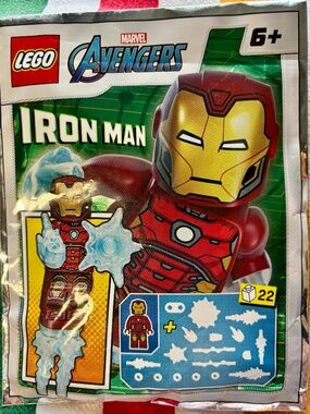 LEGO MARVEL AVENGERS "Iron Man foil pack #2" 242210-1 UNOPENED